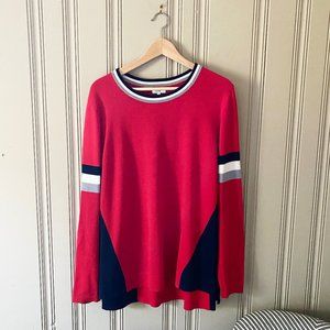 Crown and Ivy Colorblock Sweater, XL